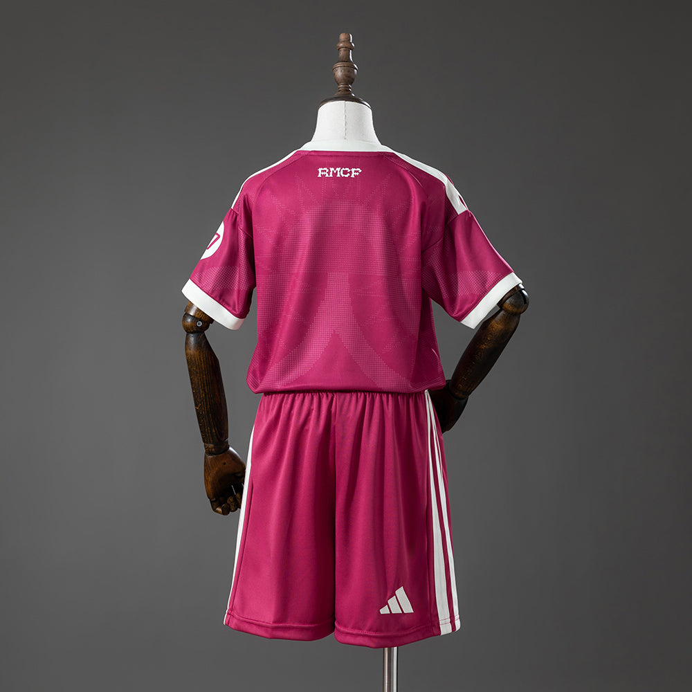 Maillot Real Madrid Third Away Rose 2026/2027 pour enfant — Maillot de football