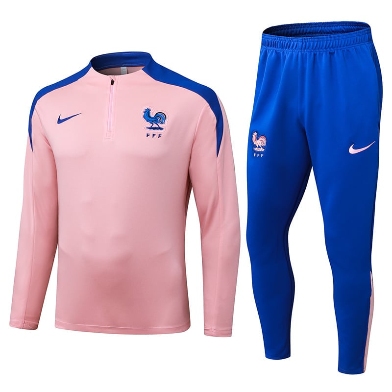 Survêtement Equipe de France Training 2025 Rose