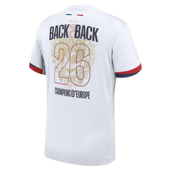 Maillot PSG 2 Étoiles Back 2 Back Extérieur 2025-26 — Réplica