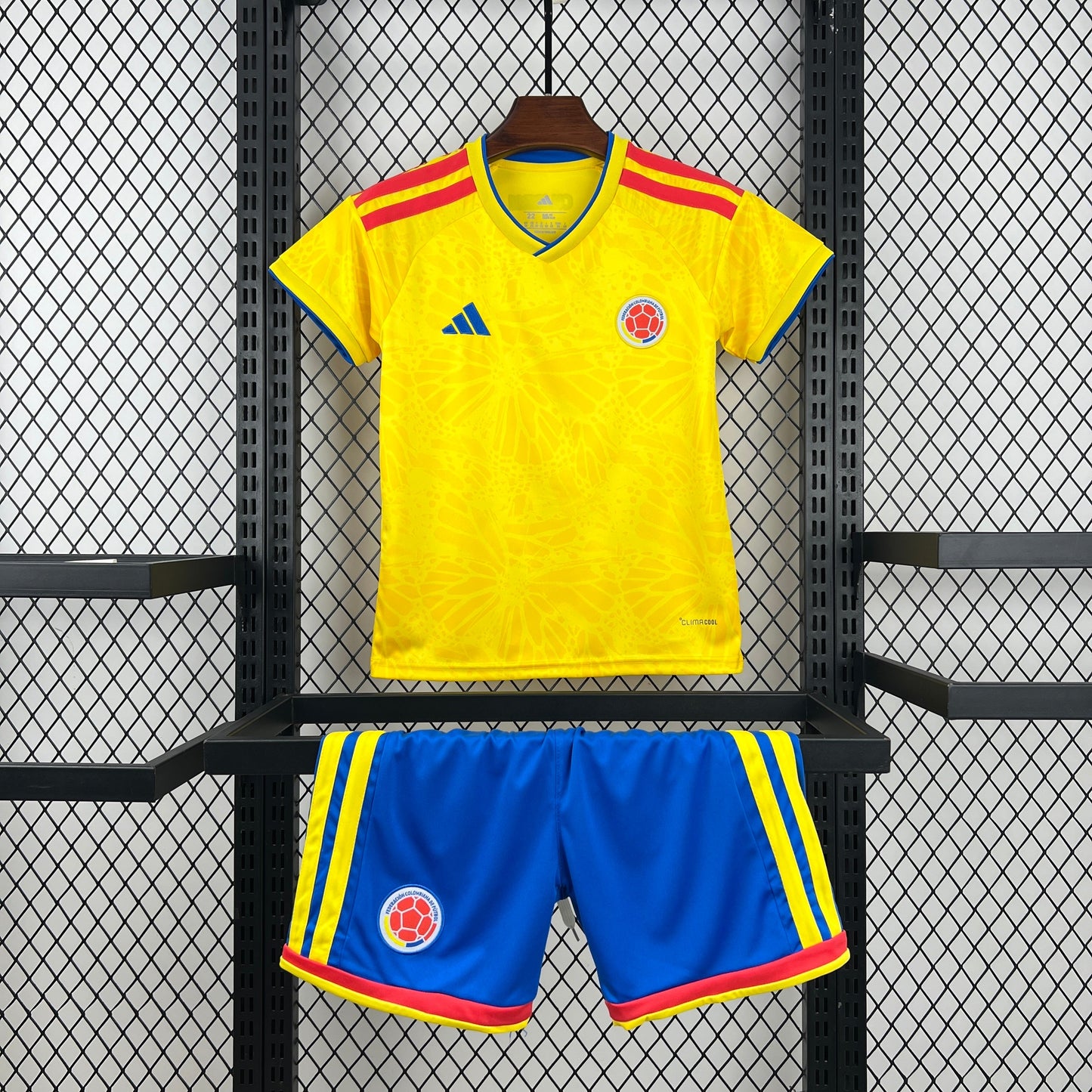 Maillot Colombie 2026 Version Fans (ENFANTS) + Shorts — Maillot de football