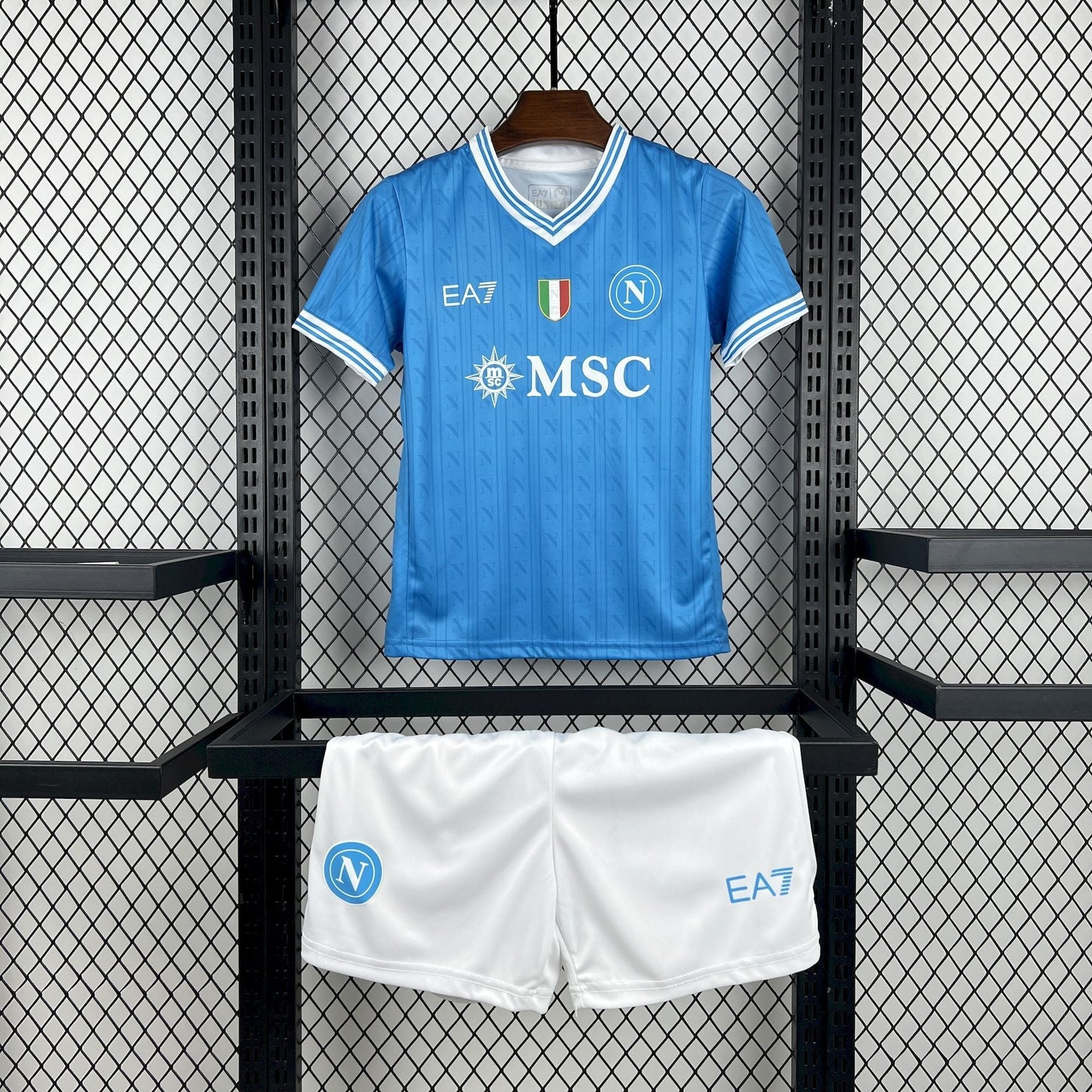 Maillot Napoli 2026 Version Fans (ENFANTS) + Shorts — Maillot de football