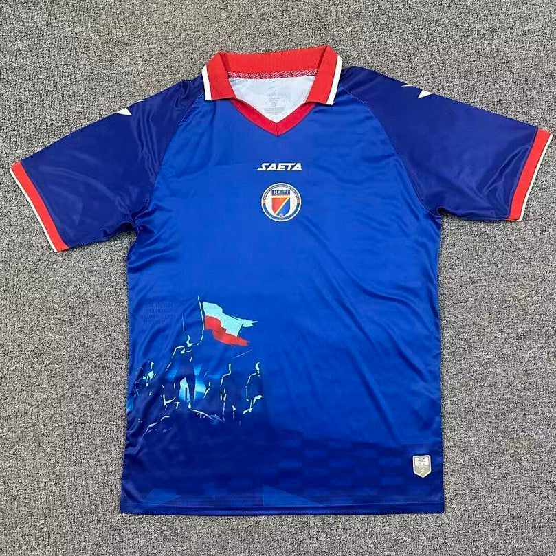 Maillot Haiti 2026/2027 Coupe du Monde EXCLUSIVITÉ BLEU!! — Maillot de football