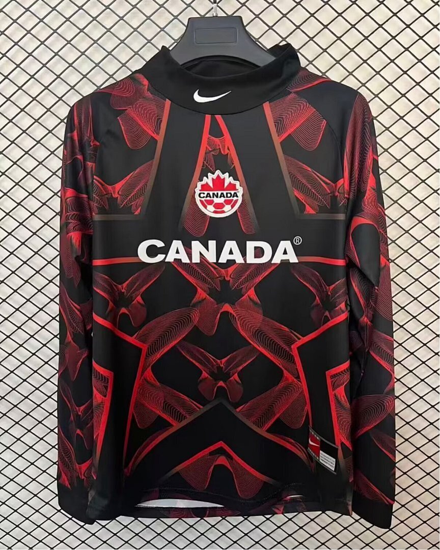 Maillot manche longue Gardien Canada 2026 Coupe du Monde — Maillot de football