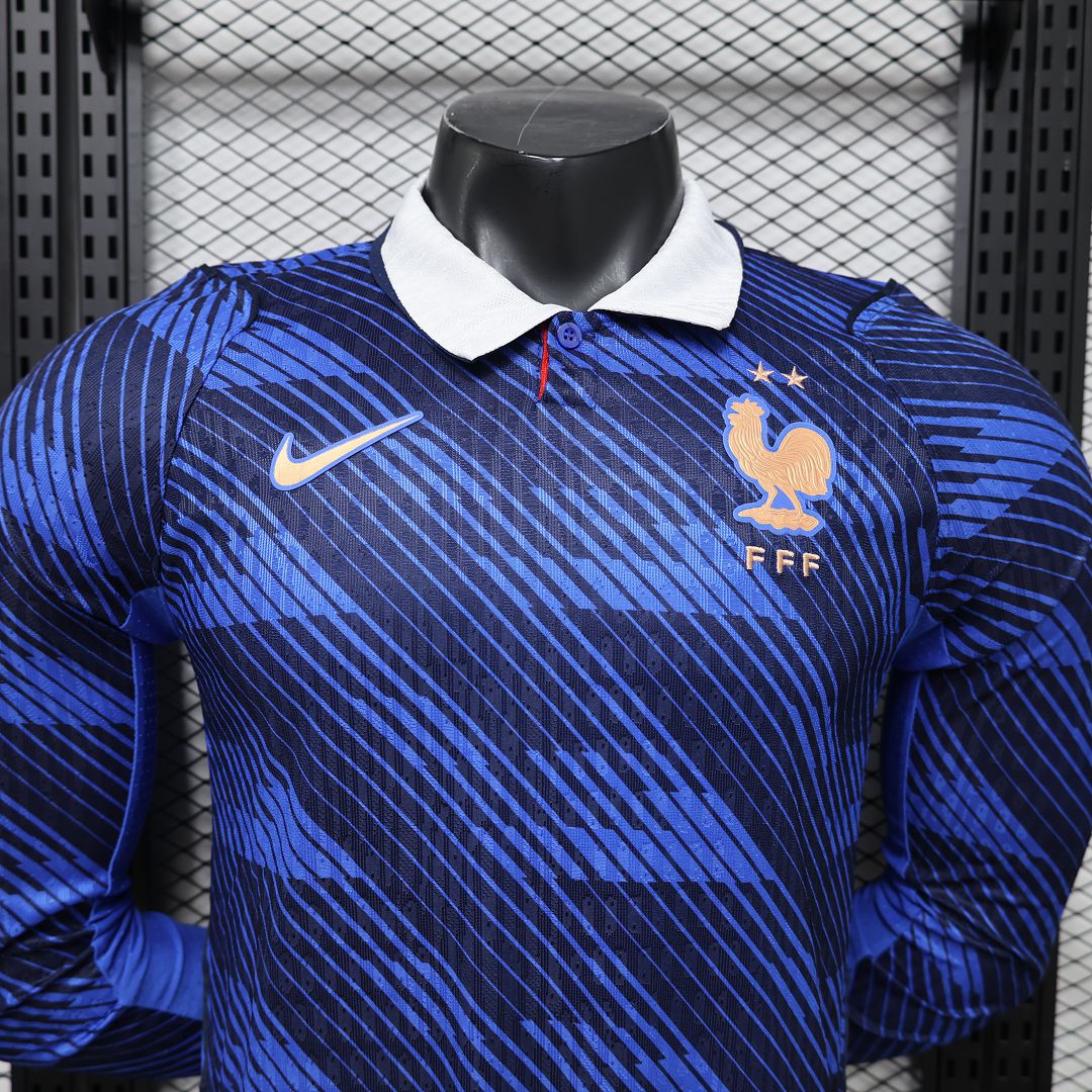 Maillot France 2026 Coupe du Monde Manche Longue Version Player — Maillot de football