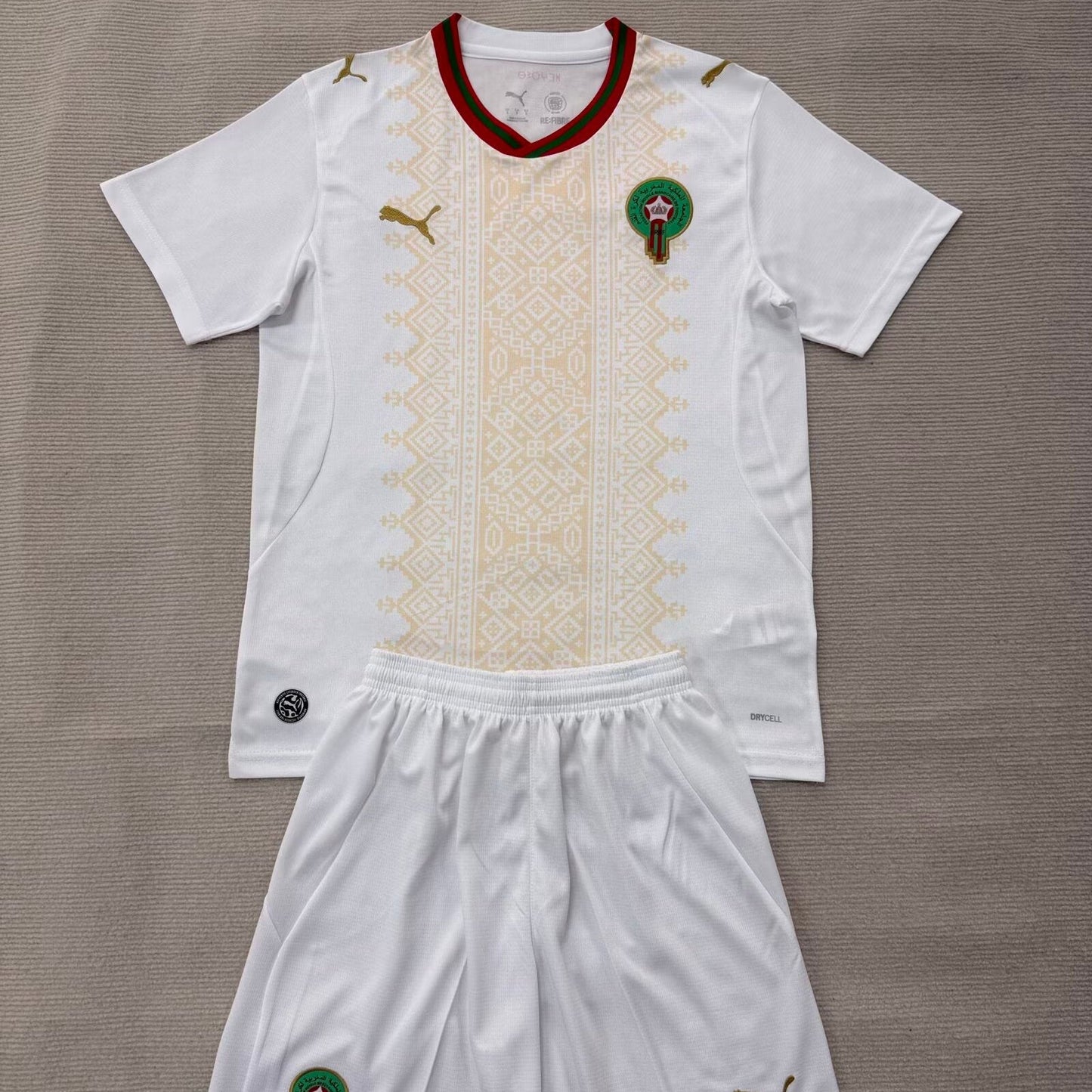 Maillot Maroc 2026/2027 Version Fans (ENFANTS) + Shorts — Maillot de football