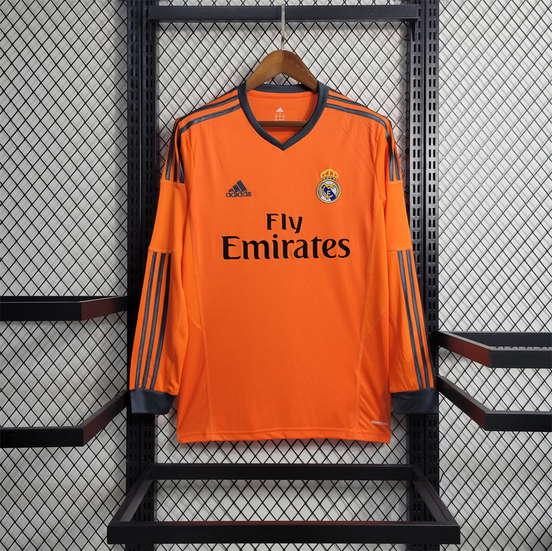 Maillot Real Madrid Fans RETRO 2013/2014 Manche Longue — Maillot de football