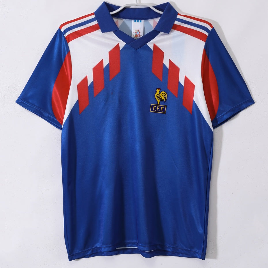 1990 Maillot Retro France Domicile — Maillot de football