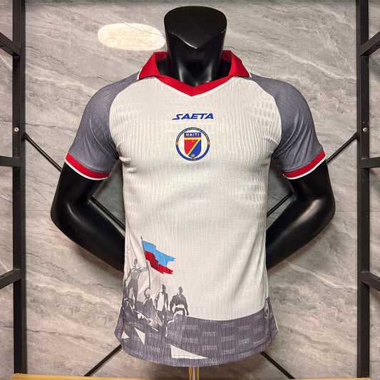 Maillot Haiti 2026/2027 Version Player Coupe du Monde Blanc — Maillot de football