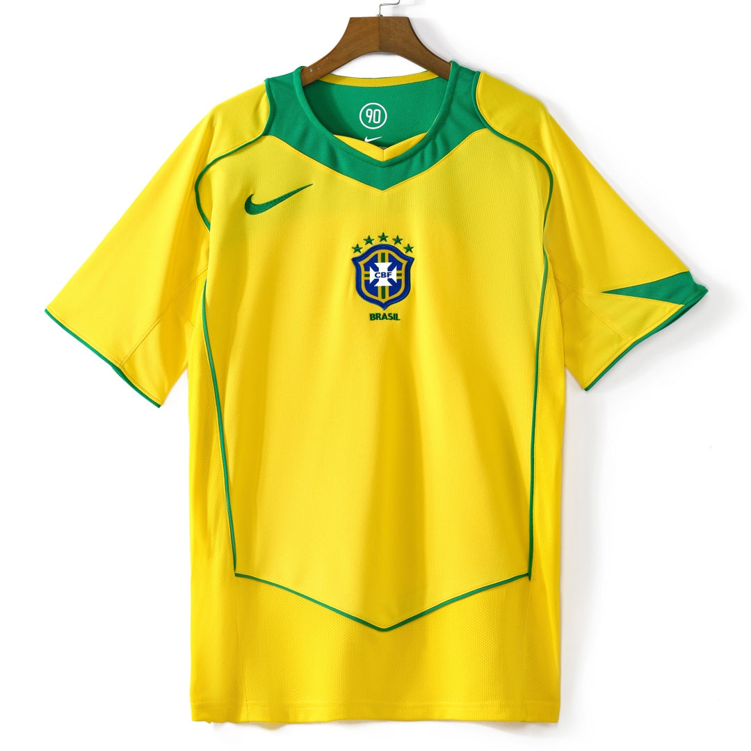 2004 Maillot Brésil Domicile Rétro — Maillot de football