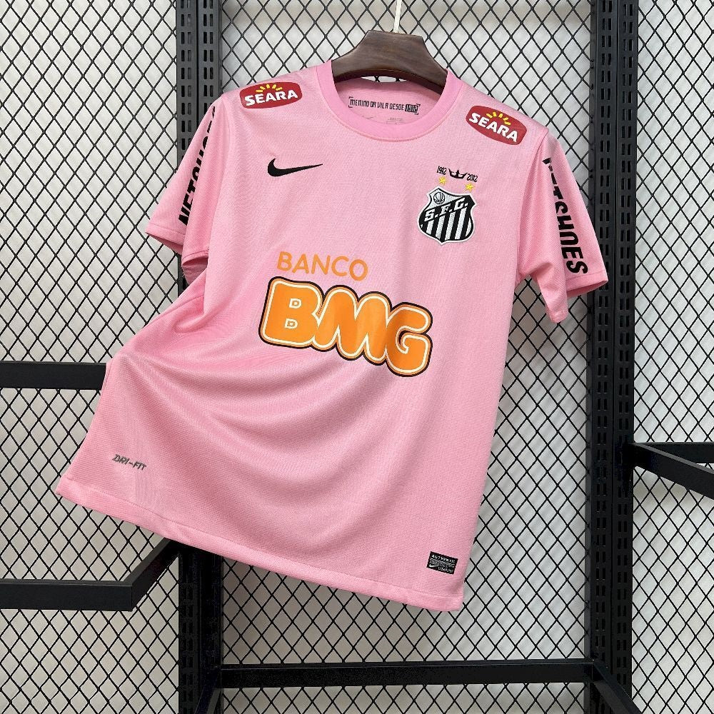 Maillot 11/12 Santos Retro rose — Maillot de football