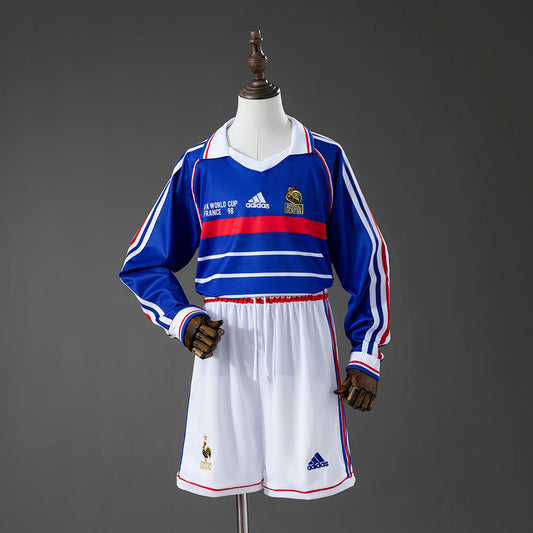 Maillot France 1998 Manche longue pour enfant — Maillot de football