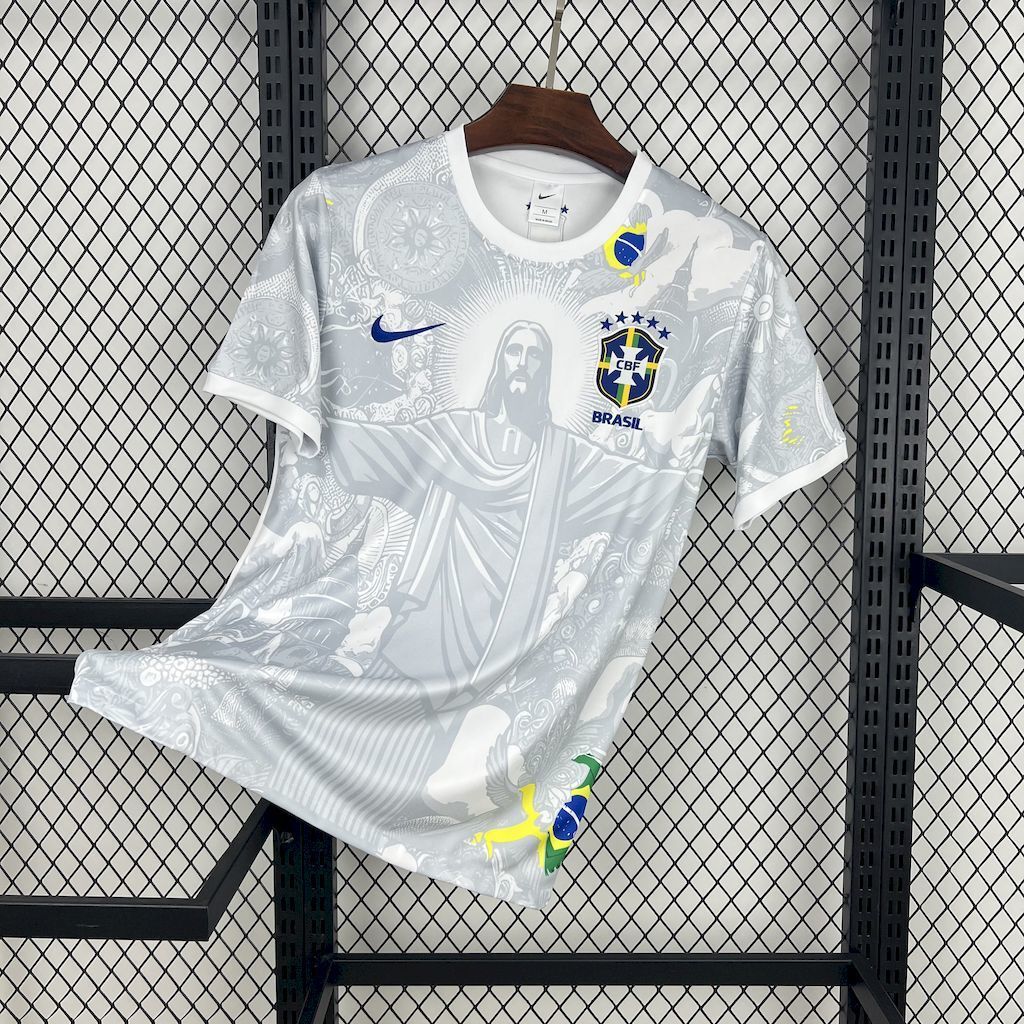 Maillot Brésil 2024/2025 Édition White — Maillot de football