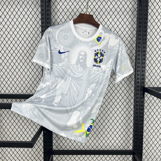 Maillot Brésil 2024/2025 Édition White — Maillot de football