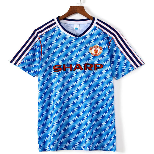 1990-1992 Maillot Manchester United Extérieur Retro — Maillot de football