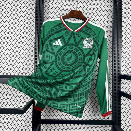 Maillot Mexique Manche Longue Home 2025/2026 Coupe Du Monde — Maillot de football