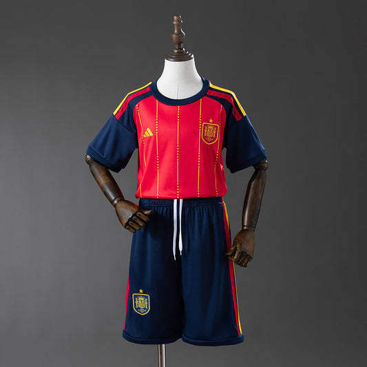 Maillot Espagne pour enfant 2026 Home Coupe du Monde — Maillot de football