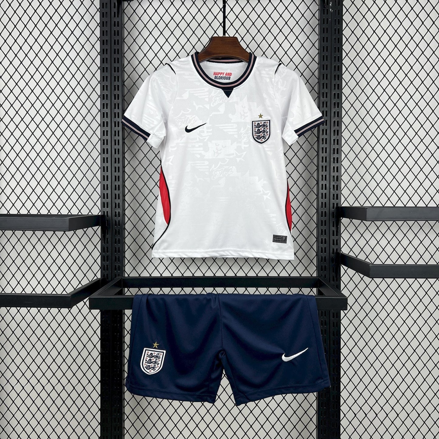 Maillot Angleterre 2026 Version Fans (ENFANTS) + Shorts — Maillot de football