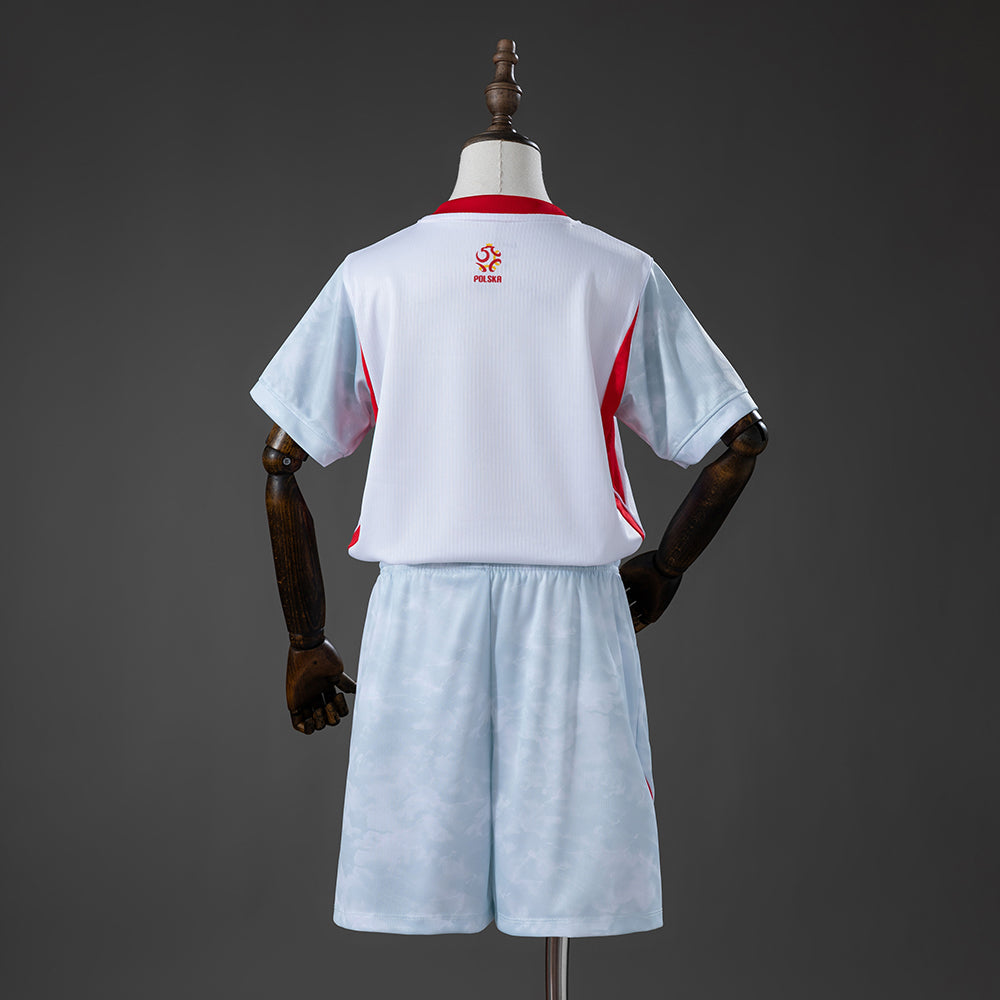 Maillot Pologne Home 2026/2027 pour enfant — Maillot de football