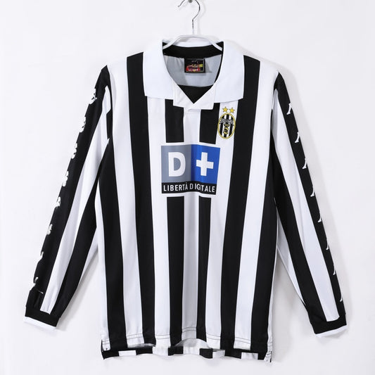 1999-2000 Maillot  Juventus Domicile Retro Manches Longues — Maillot de football