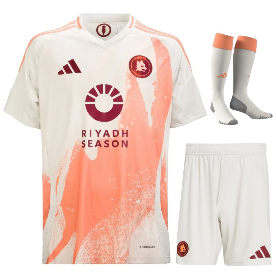 Maillot Kit Enfant AS Roma Extérieur 24/25