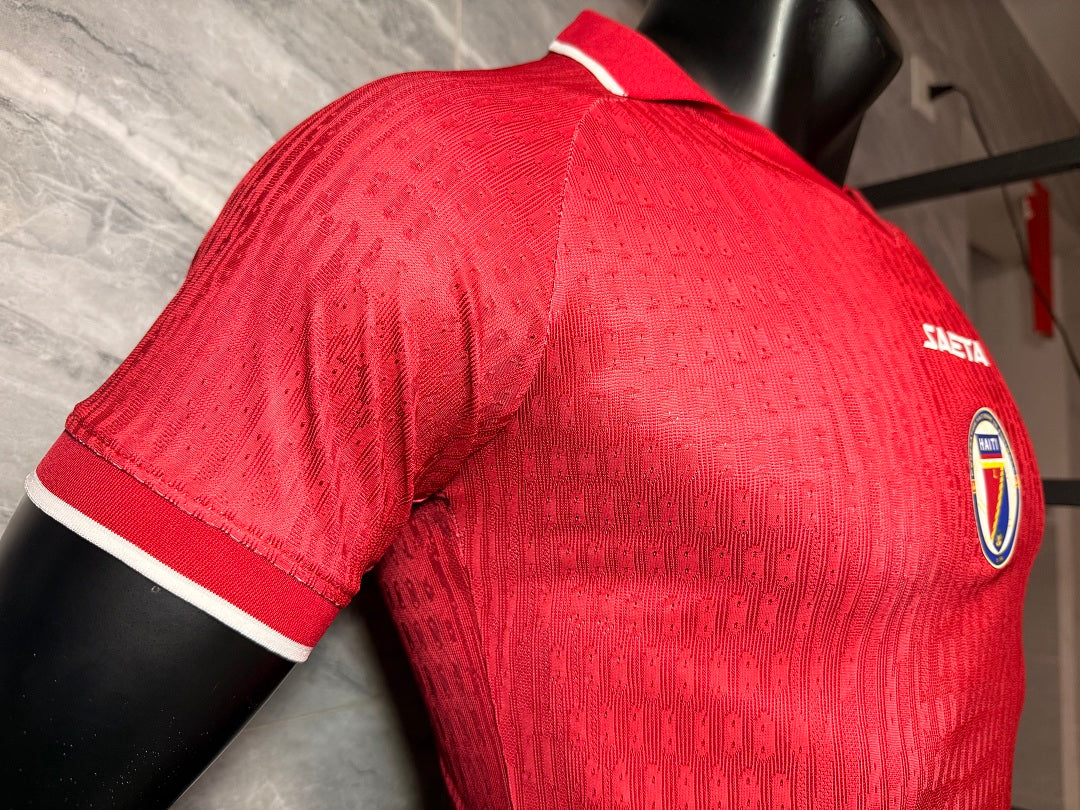 Maillot Haiti 2026 Third Coupe du Monde Version Player Rouge — Maillot de football