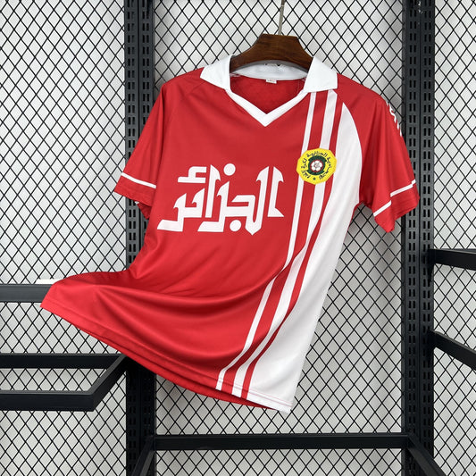Maillot Algérie Rétro 1986 Away Rouge — Maillot de football
