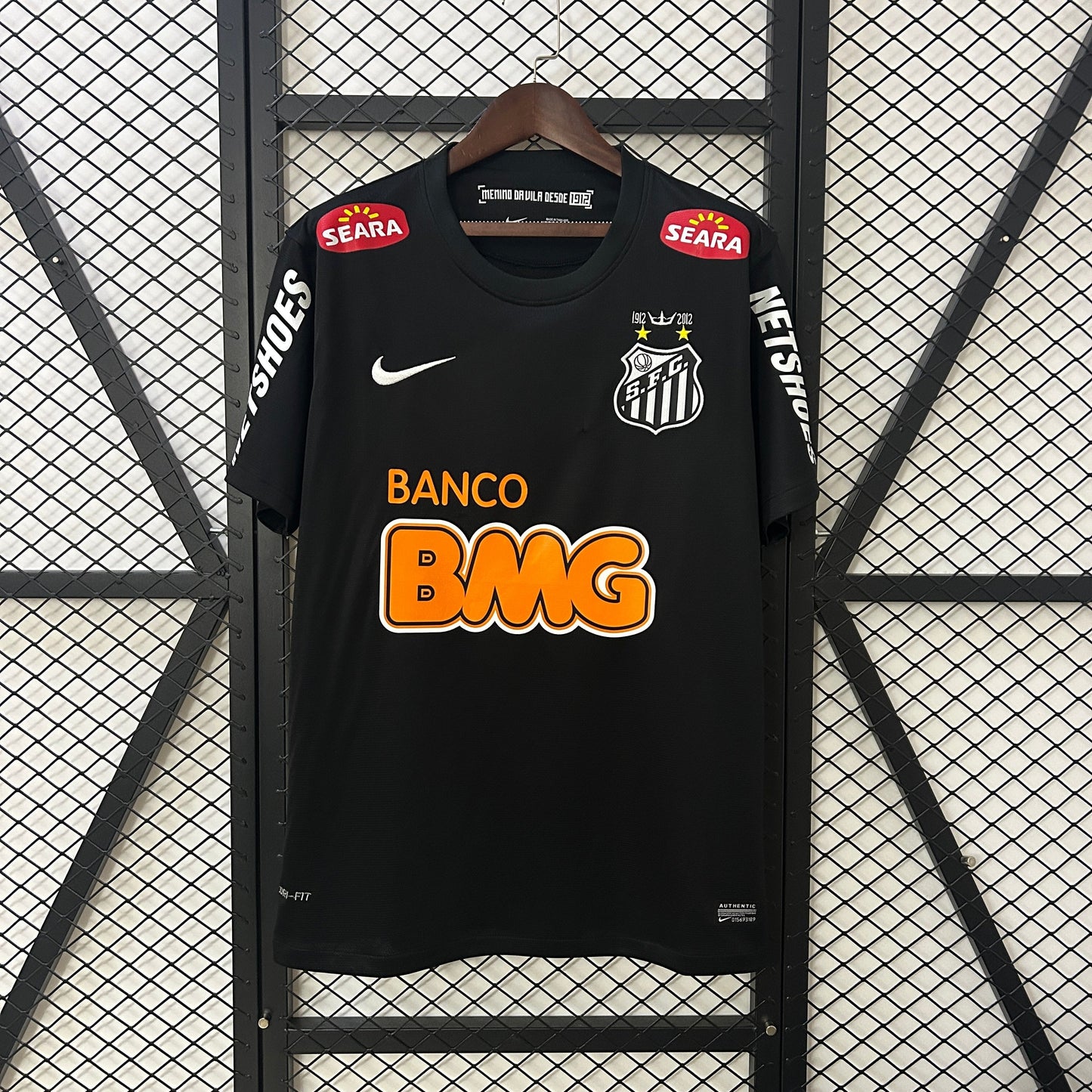 Maillot 25/26 Santos Retro Noir — Maillot de football