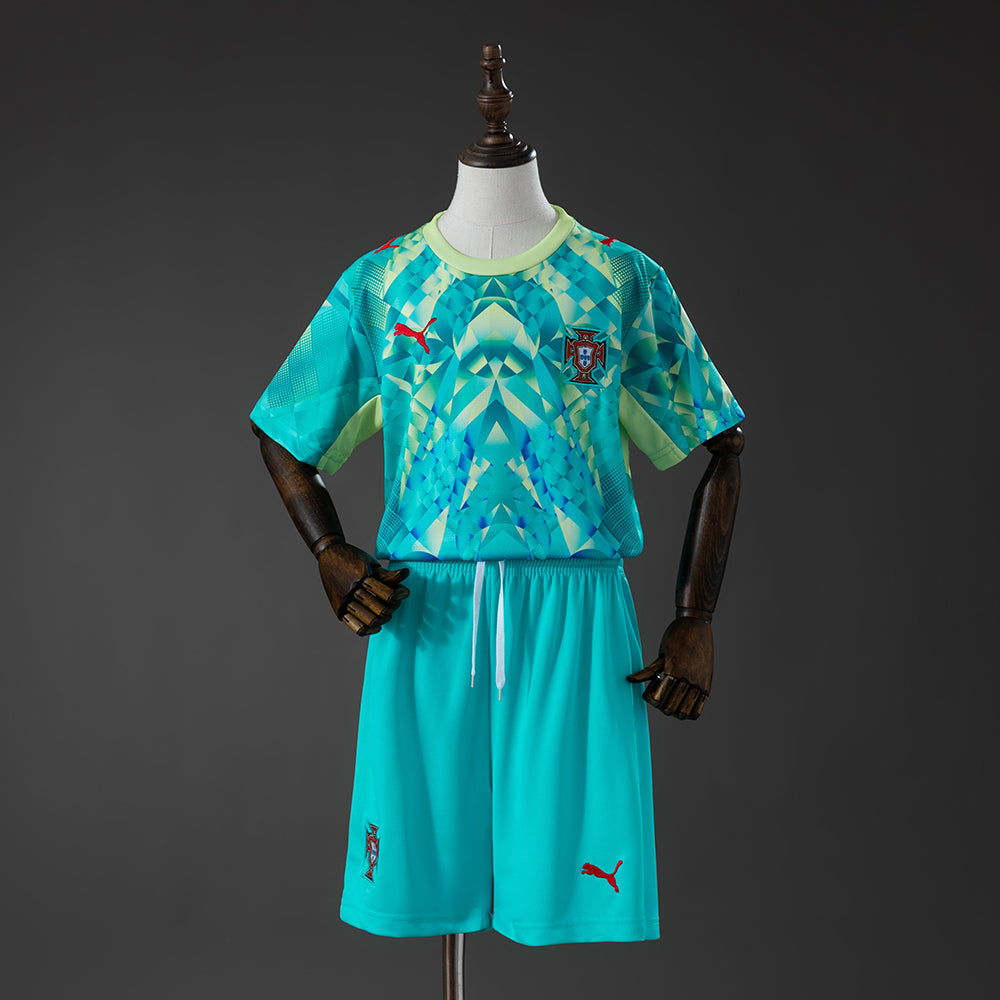 Maillot Portugal Gardien 2026 Manche longue pour enfant — Maillot de football