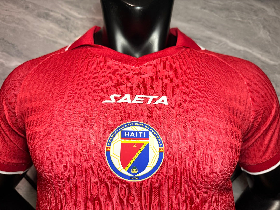 Maillot Haiti 2026 Third Coupe du Monde Version Player Rouge — Maillot de football