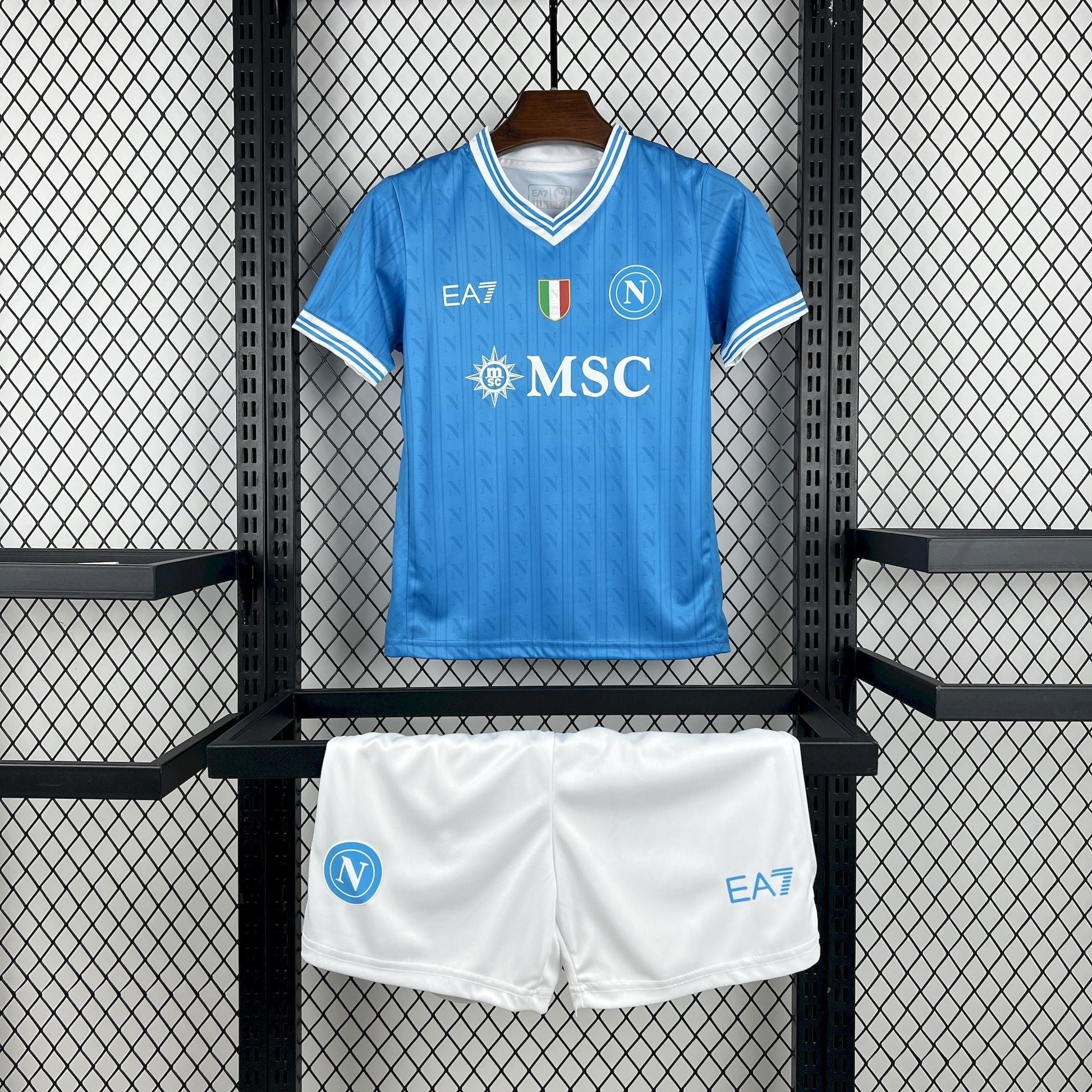 Maillot Napoli 2026 Version Fans (ENFANTS) + Shorts — Maillot de football