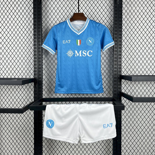 Maillot Napoli 2026 Version Fans (ENFANTS) + Shorts — Maillot de football