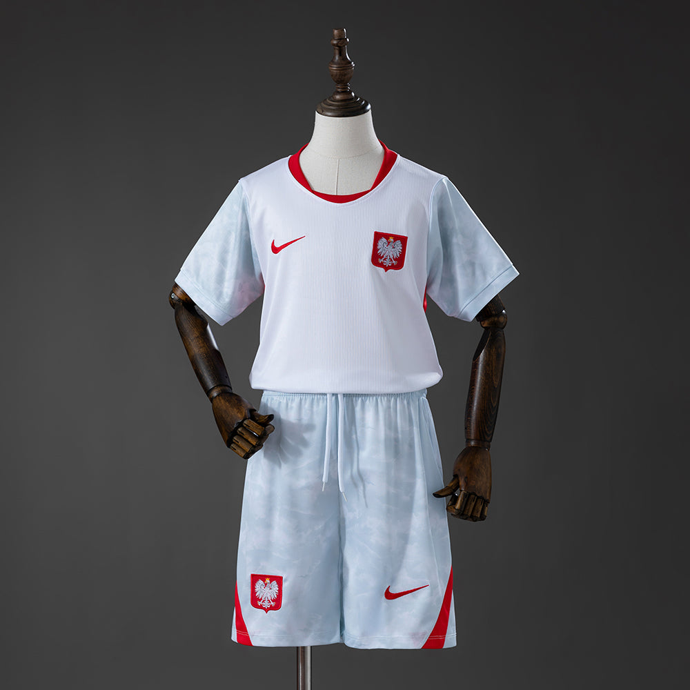 Maillot Pologne Home 2026/2027 pour enfant — Maillot de football