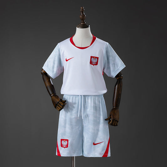 Maillot Pologne Home 2026/2027 pour enfant — Maillot de football