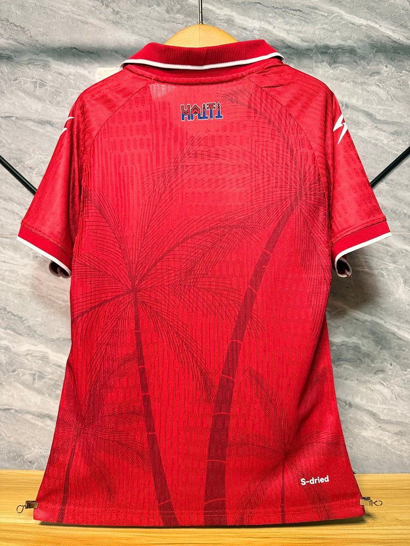 Maillot Haiti 2026 Third Coupe du Monde Version Player Rouge — Maillot de football