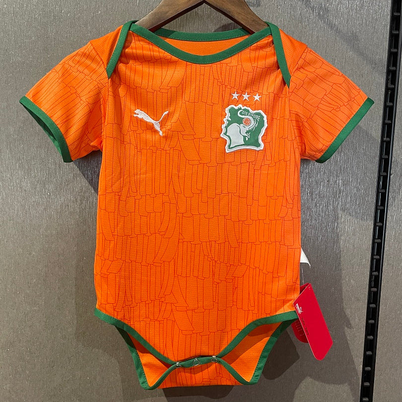 Maillot Cote d'Ivoire pour bébé 2026/2027 Coupe du Monde — Maillot de football