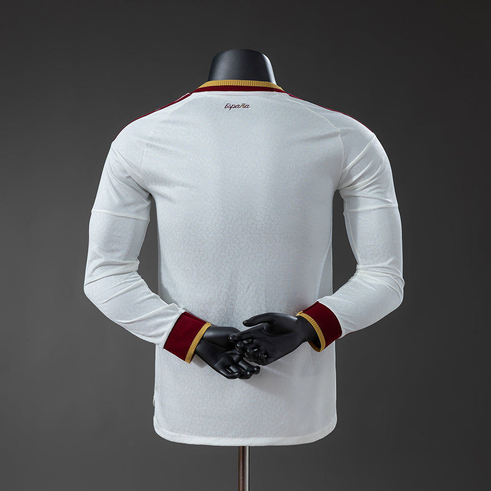 Maillot Espagne Manche Longue Player 2026/2027 Away Coupe du Monde — Maillot de football