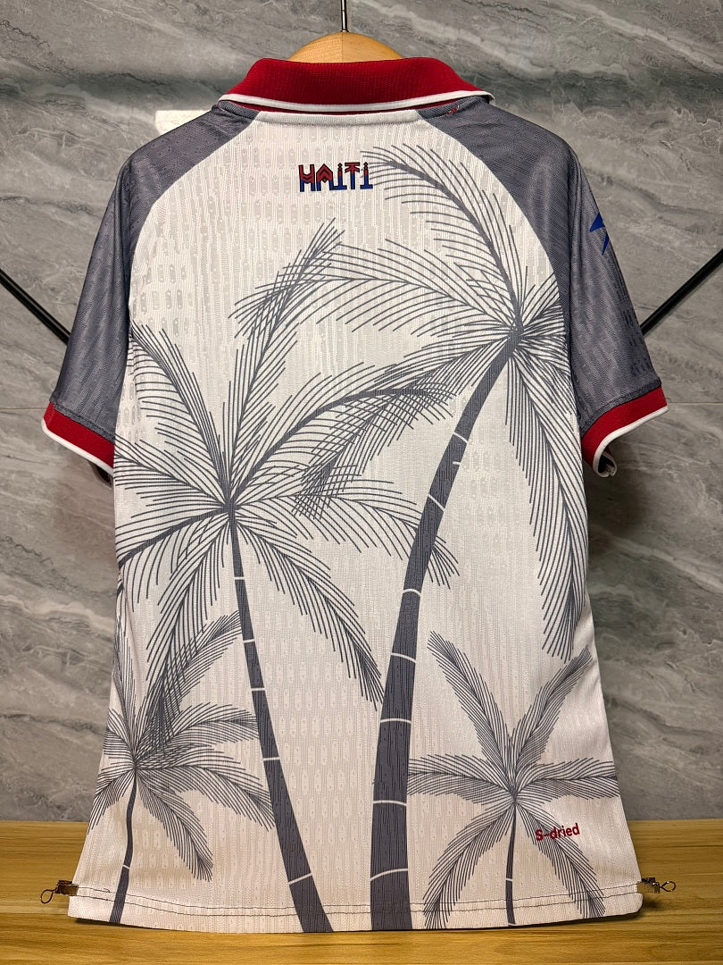 Maillot Haiti 2026/2027 Version Player Coupe du Monde Blanc — Maillot de football